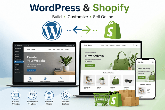 WordPress & Shopify